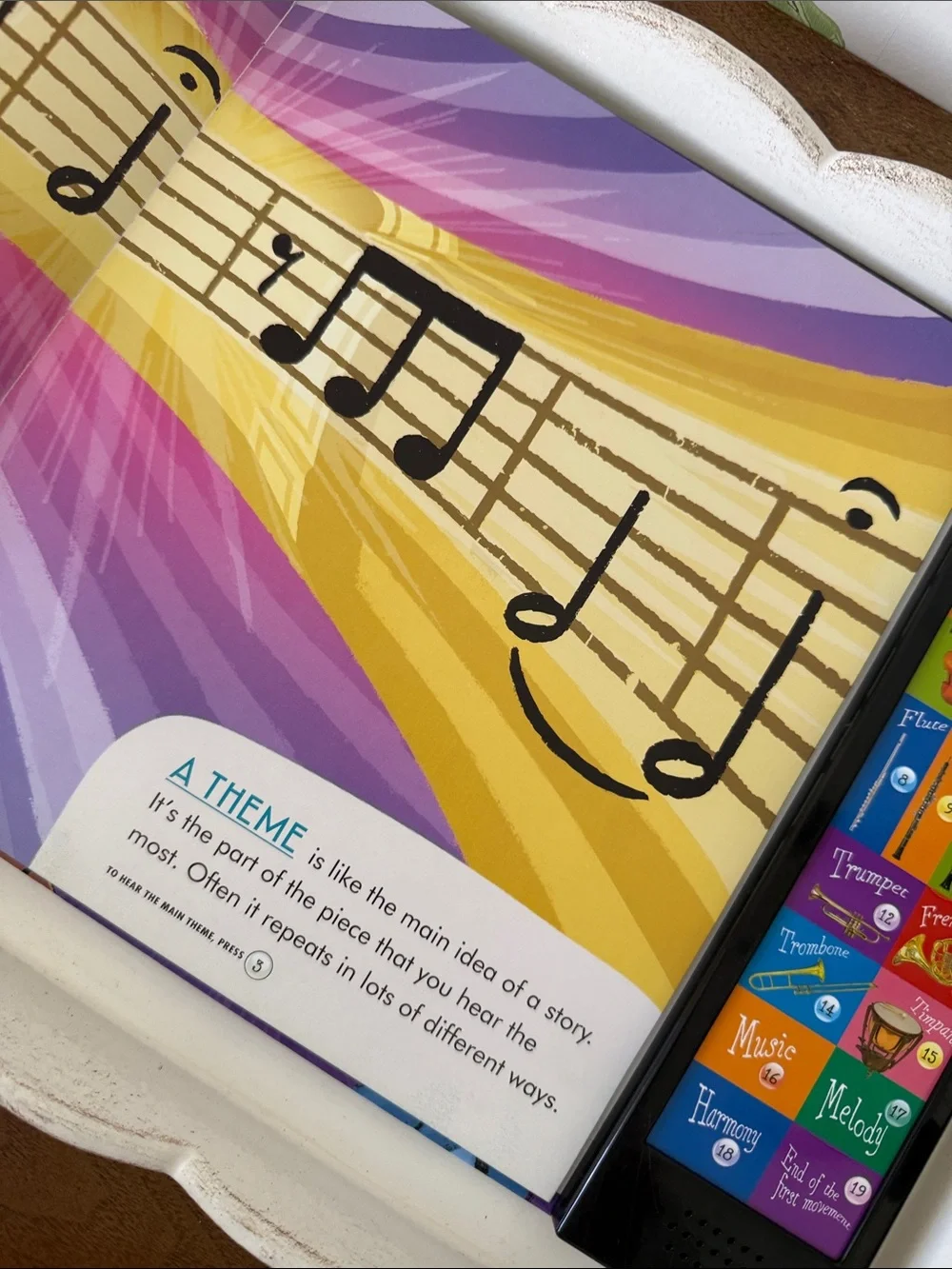 Welcome to the Symphony 19-Button Sound Panel Musical Book by Carolyn Sloan